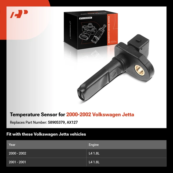 Temperature Sensor for 2000-2002 Volkswagen Jetta