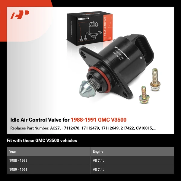 Idle Air Control Valve for 1988-1991 GMC V3500