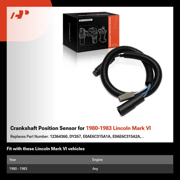 Crankshaft Position Sensor for 1980-1983 Lincoln Mark VI