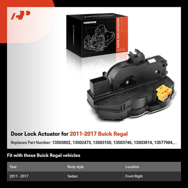 Door Lock Actuator for 2011-2017 Buick Regal