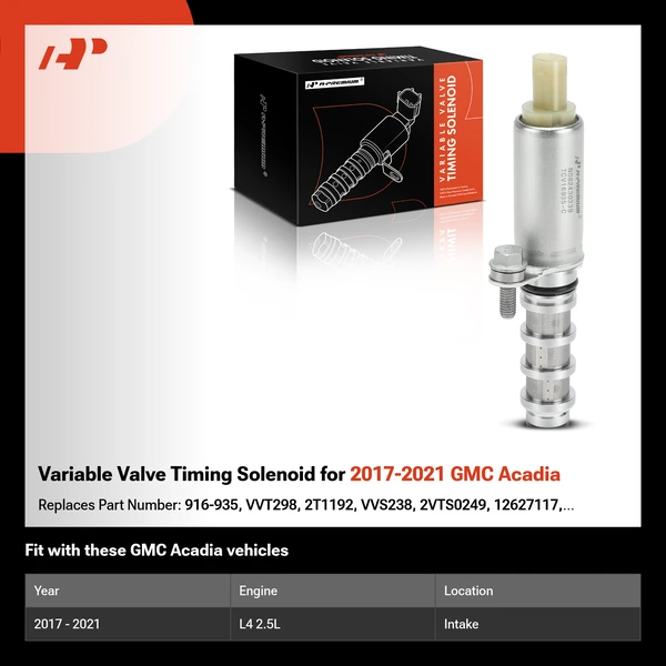 Variable Valve Timing Solenoid for 2017-2021 GMC Acadia