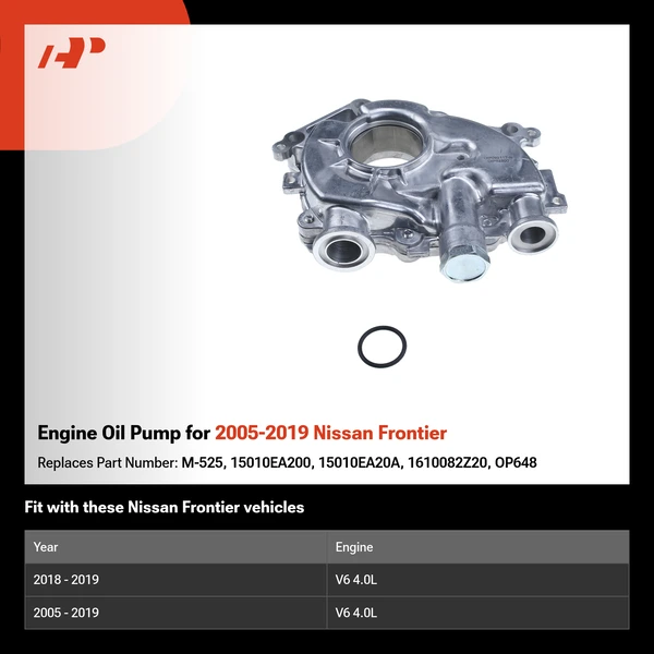 Engine Oil Pump for 2005-2019 Nissan Frontier