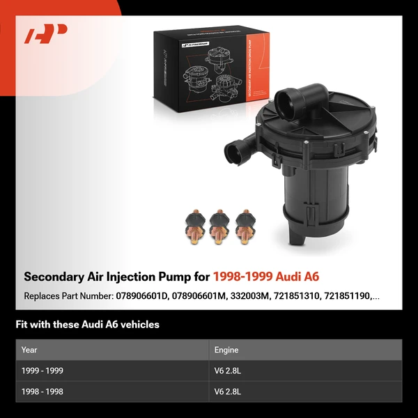 Secondary Air Injection Pump for 1998-1999 Audi A6