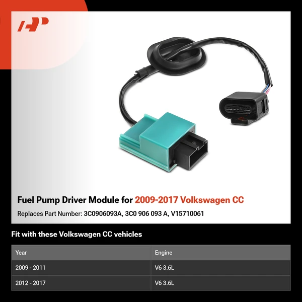 Fuel Pump Driver Module for 2009-2017 Volkswagen CC