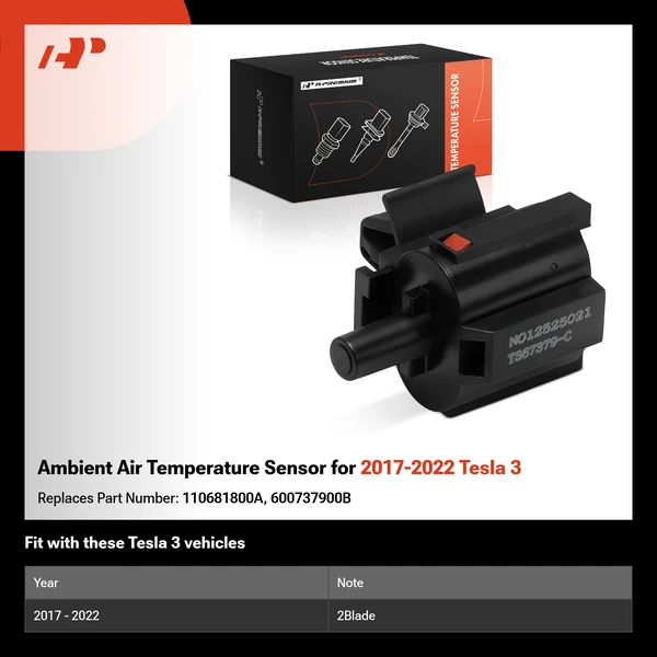 Ambient Air Temperature Sensor for 2017-2022 Tesla 3