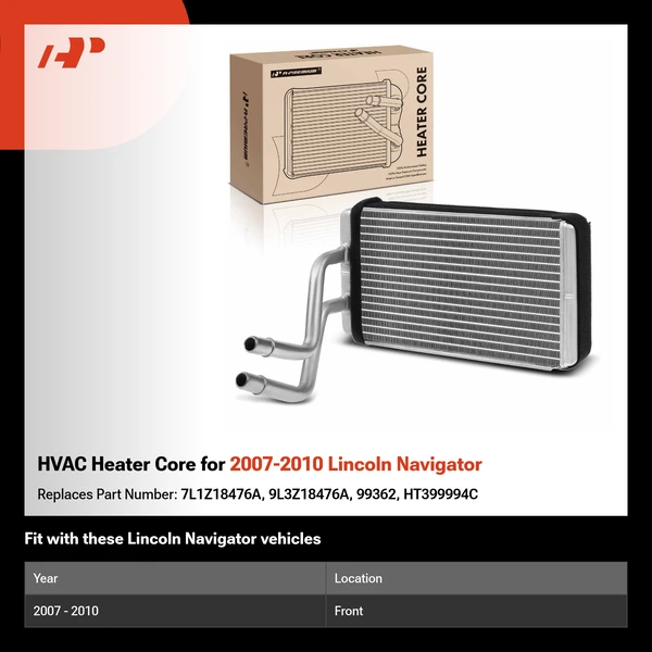 HVAC Heater Core for 2007-2010 Lincoln Navigator