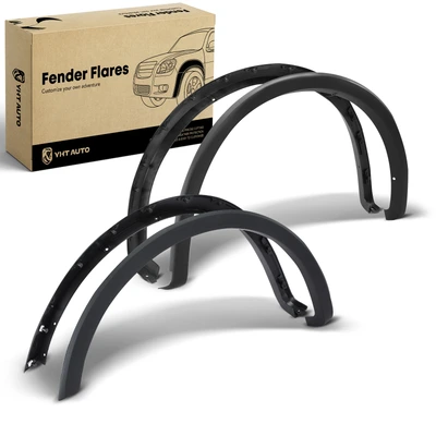 Front & Rear Factory Style Shiny Fender Flares | 5.5FT 6.5FT 8FT Bed