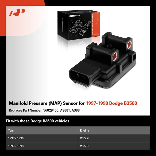 Manifold Pressure (MAP) Sensor for 1997-1998 Dodge B3500