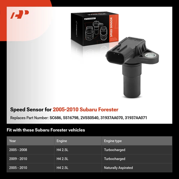 Speed Sensor for 2005-2010 Subaru Forester