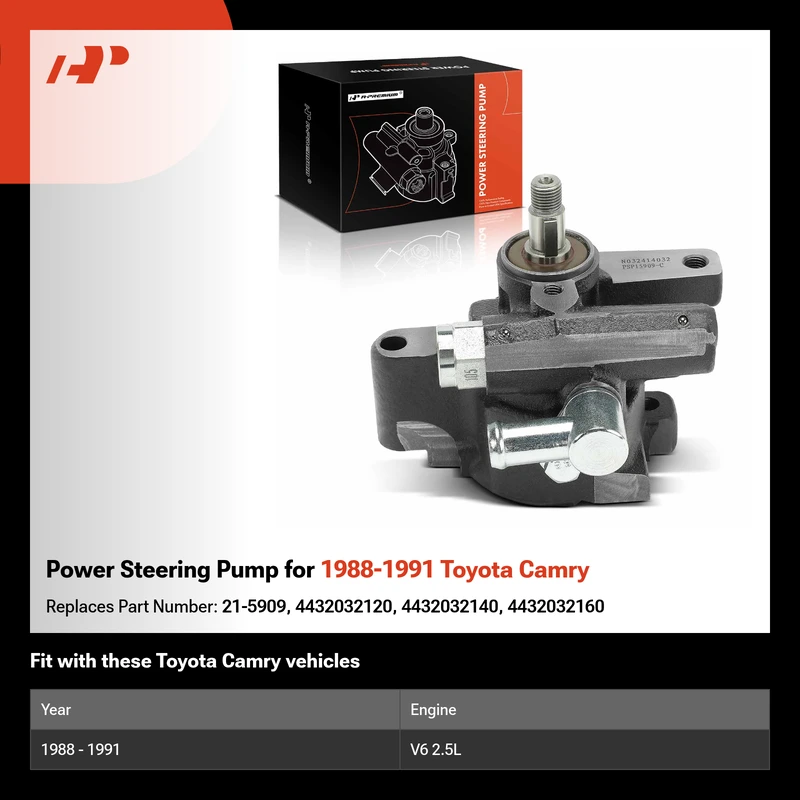 Power Steering Pump for 1988-1991 Toyota Camry