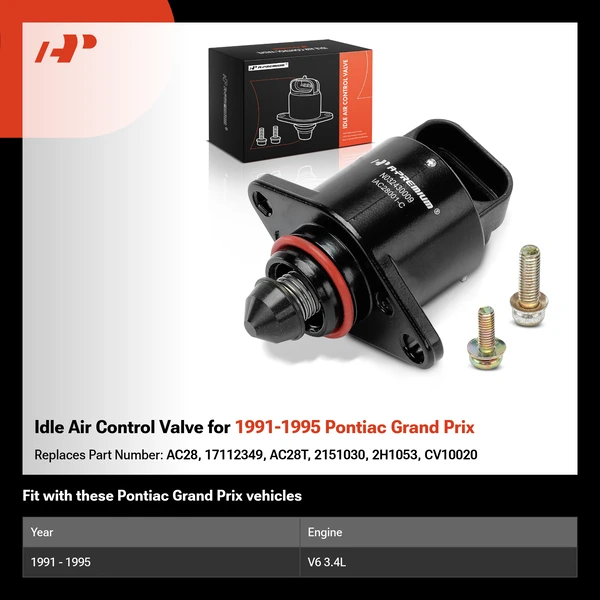 Idle Air Control Valve for 1991-1995 Pontiac Grand Prix