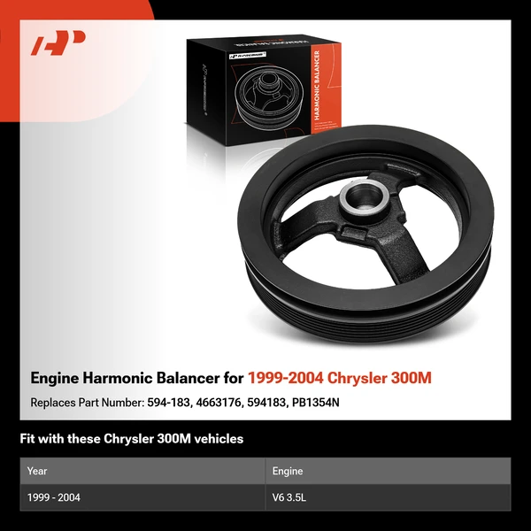 Engine Harmonic Balancer for 1999-2004 Chrysler 300M