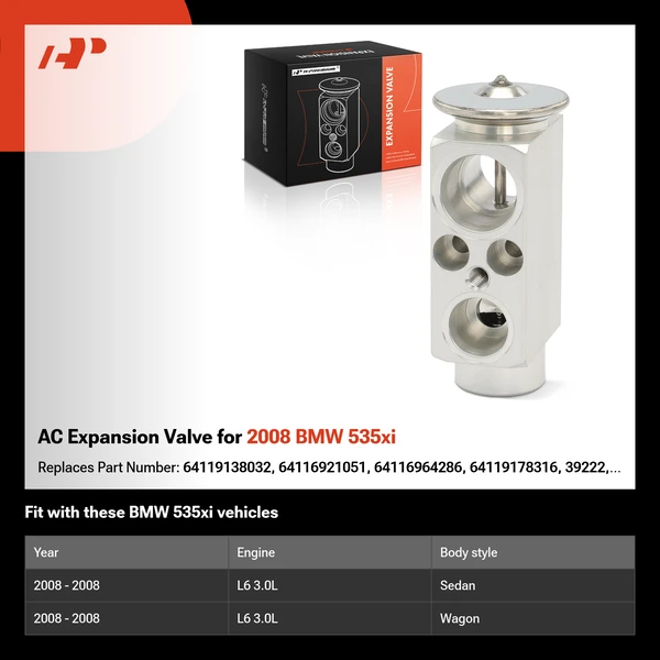 AC Expansion Valve for 2008 BMW 535xi