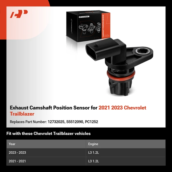 Exhaust Camshaft Position Sensor for 2021 2023 Chevrolet Trailblazer
