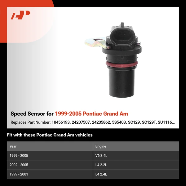 Speed Sensor for 1999-2005 Pontiac Grand Am