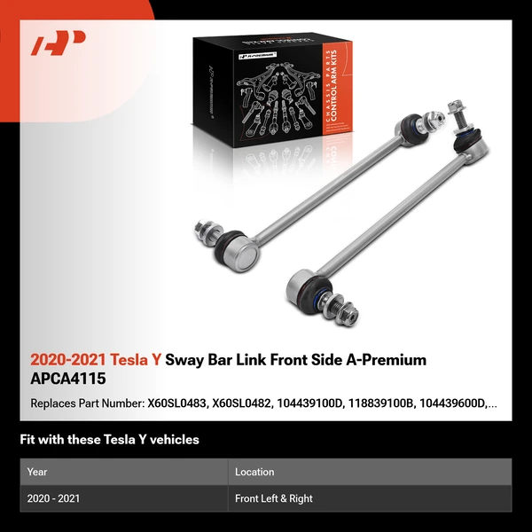 2020-2021 Tesla Y Sway Bar Link Front Side A-Premium APCA4115