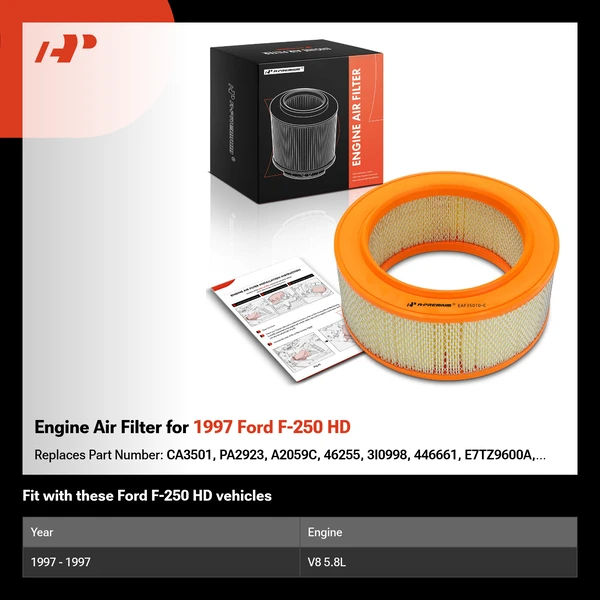 Engine Air Filter for 1997 Ford F-250 HD