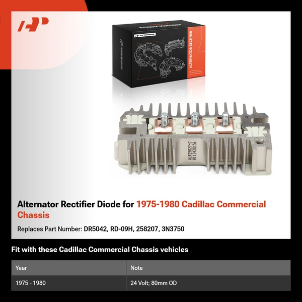 Alternator Rectifier Diode for 1975-1980 Cadillac Commercial Chassis