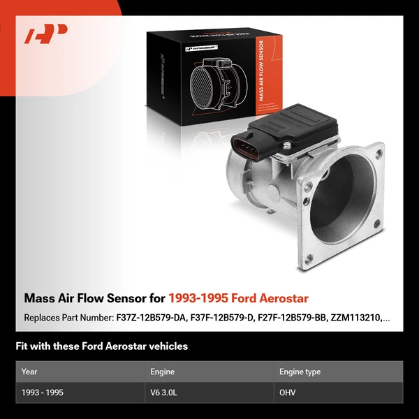 Mass Air Flow Sensor for 1993-1995 Ford Aerostar