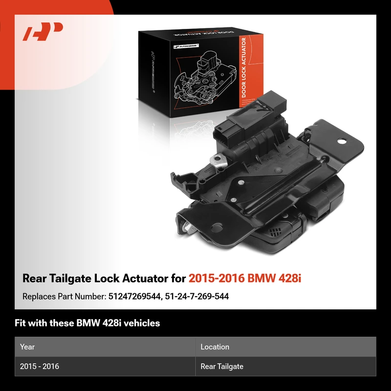 Rear Tailgate Lock Actuator for 2015-2016 BMW 428i