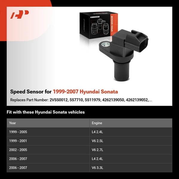 Speed Sensor for 1999-2007 Hyundai Sonata
