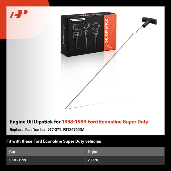 Engine Oil Dipstick for 1998-1999 Ford Econoline Super Duty