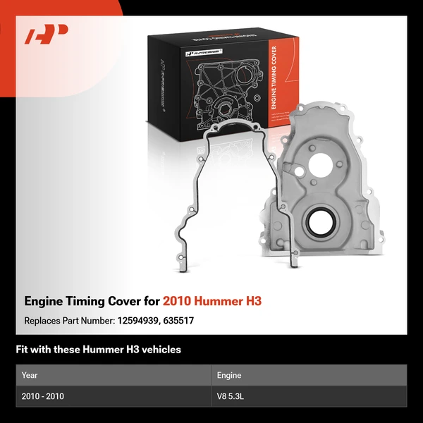Engine Timing Cover for 2010 Hummer H3