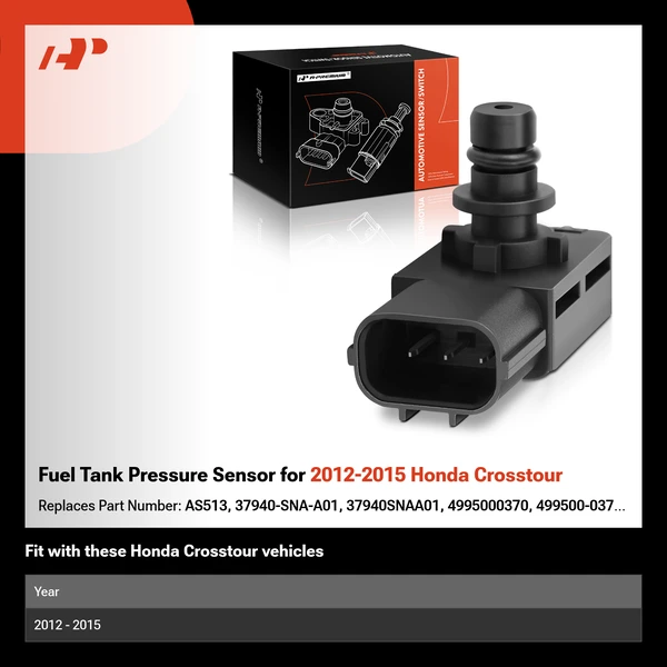 Fuel Tank Pressure Sensor for 2012-2015 Honda Crosstour
