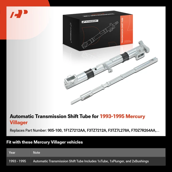 Automatic Transmission Shift Tube for 1993-1995 Mercury Villager