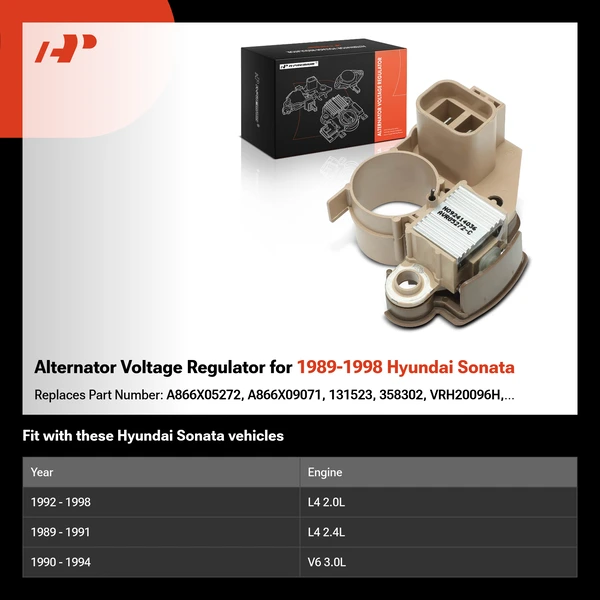 Alternator Voltage Regulator for 1989-1998 Hyundai Sonata