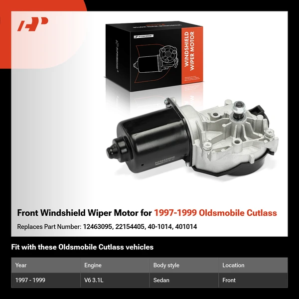 Front Windshield Wiper Motor for 1997-1999 Oldsmobile Cutlass