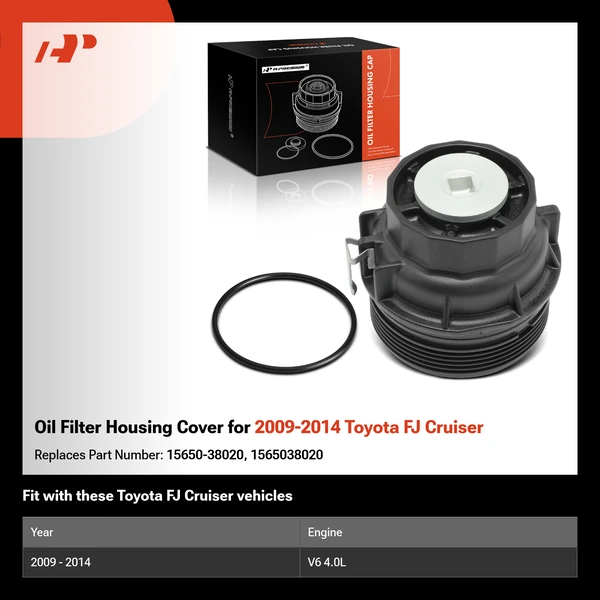 Oil Filter Housing Cover for 2009-2014 Toyota FJ Cruiser