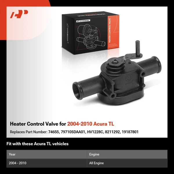 Heater Control Valve for 2004-2010 Acura TL