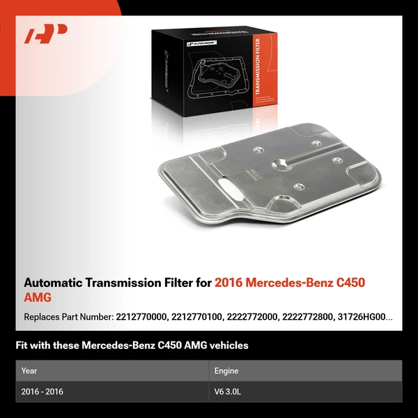 Automatic Transmission Filter for 2016 Mercedes-Benz C450 AMG