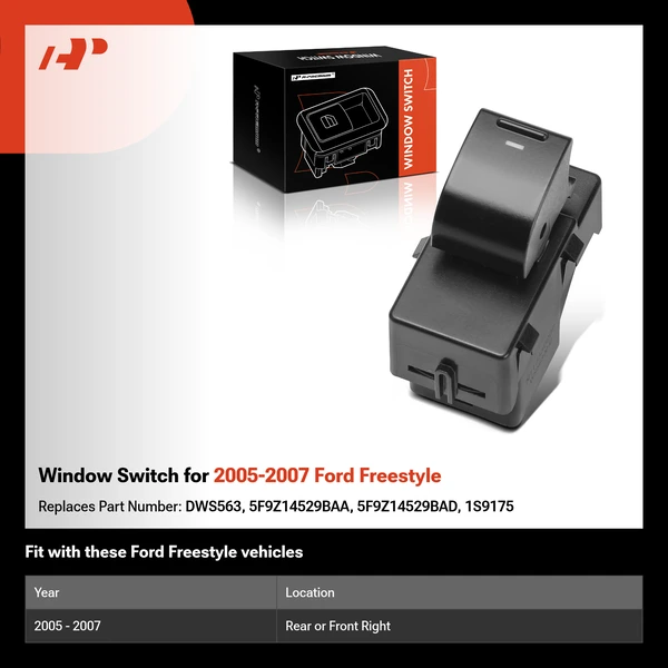 Window Switch for 2005-2007 Ford Freestyle