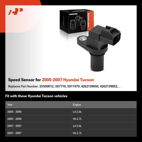 Speed Sensor for 2005-2007 Hyundai Tucson