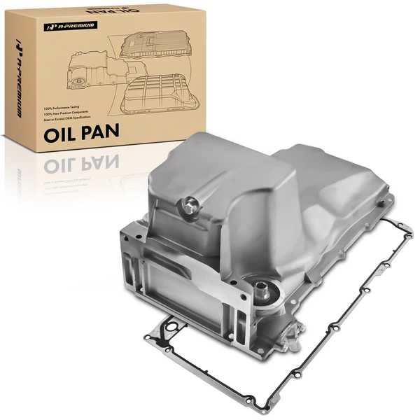 Engine Oil Pan with Gasket for Chevy Silverado 1500 Tahoe GMC Sierra 1500 Cadillac
