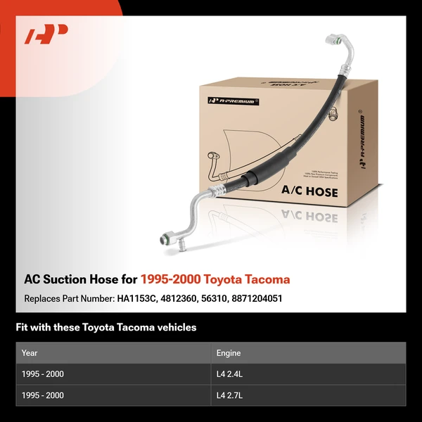 AC Suction Hose for 1995-2000 Toyota Tacoma