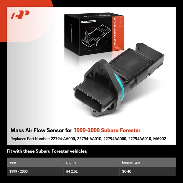 Mass Air Flow Sensor for 1999-2000 Subaru Forester