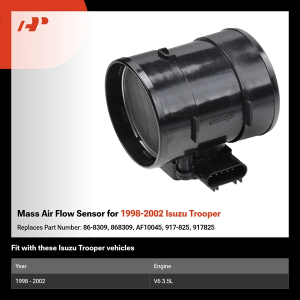Mass Air Flow Sensor for 1998-2002 Isuzu Trooper