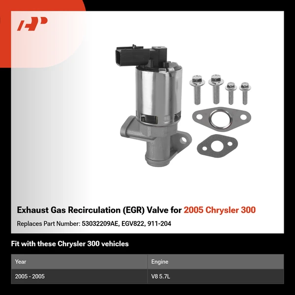 Exhaust Gas Recirculation (EGR) Valve for 2005 Chrysler 300
