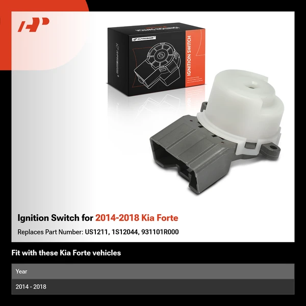 Ignition Switch for 2014-2018 Kia Forte
