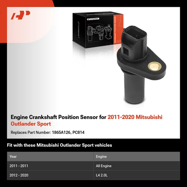 Engine Crankshaft Position Sensor for 2011-2020 Mitsubishi Outlander Sport