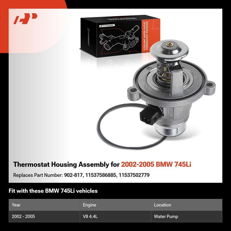 Thermostat Housing Assembly for 2002-2005 BMW 745Li