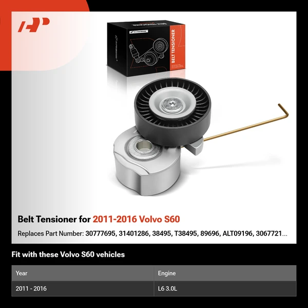 Belt Tensioner for 2011-2016 Volvo S60