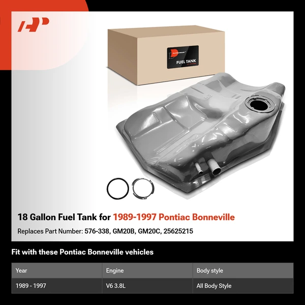 18 Gallon Fuel Tank for 1989-1997 Pontiac Bonneville