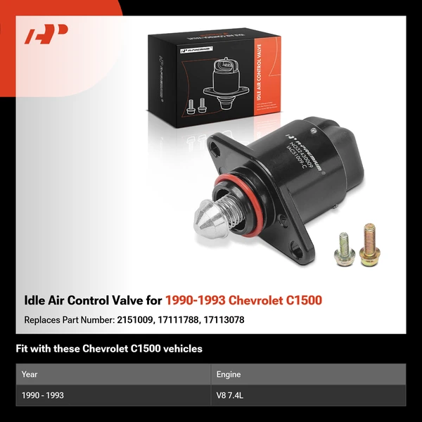 Idle Air Control Valve for 1990-1993 Chevrolet C1500