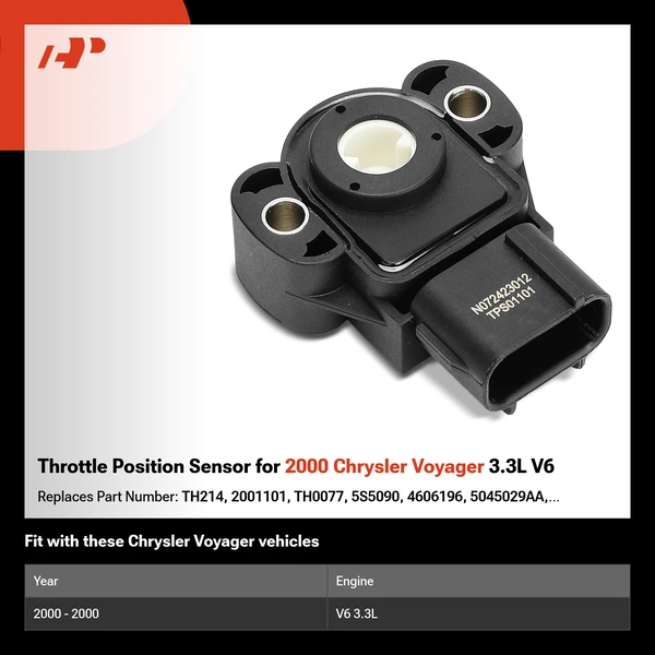 Throttle Position Sensor for 2000 Chrysler Voyager 3.3L V6