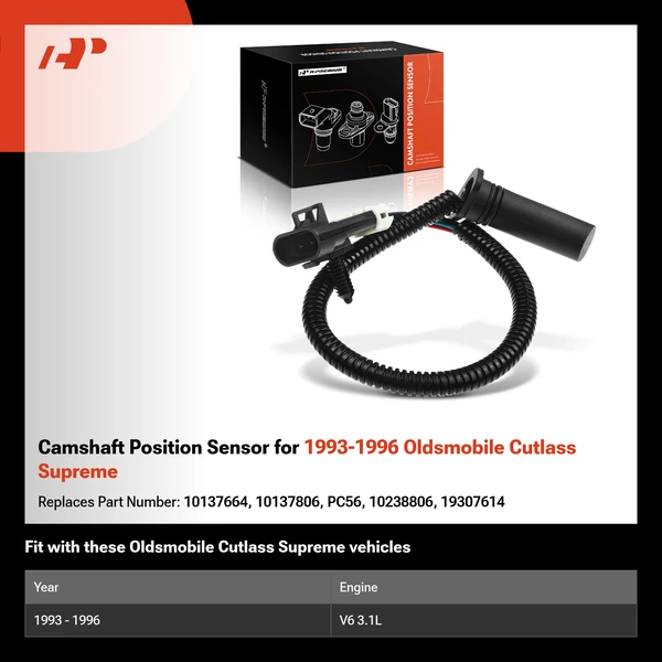 Camshaft Position Sensor for 1993-1996 Oldsmobile Cutlass Supreme