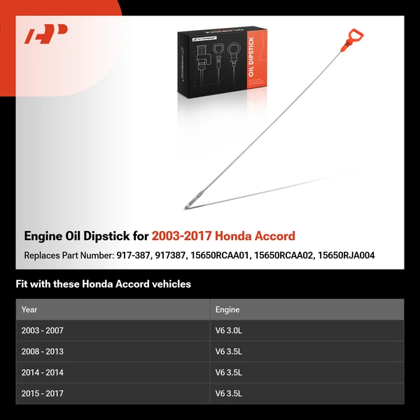 Engine Oil Dipstick for 2003-2017 Honda Accord